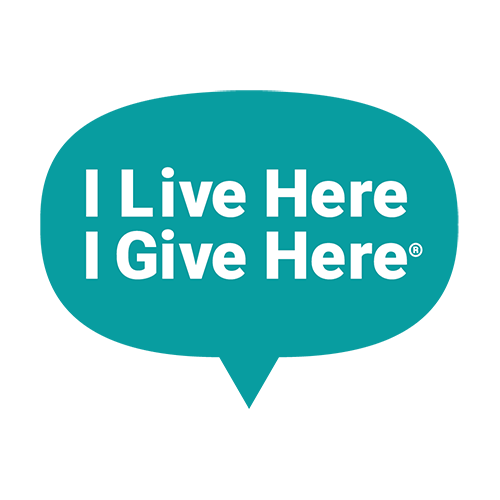 I Live Here I Give Here Logo